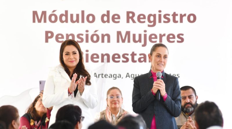 REITERAN TERE JIMÉNEZ Y CLAUDIA SHEINBAUM SU COMPROMISO DE TRABAJAR POR UN MEJOR AGUASCALIENTES