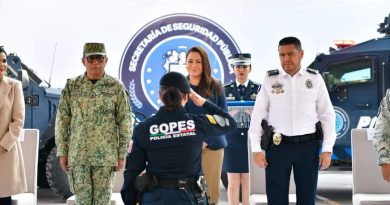 CON MÁS EQUIPAMIENTO Y NUEVAS TECNOLOGÍAS, TERE JIMÉNEZ FORTALECE EL BLINDAJE AGUASCALIENTES