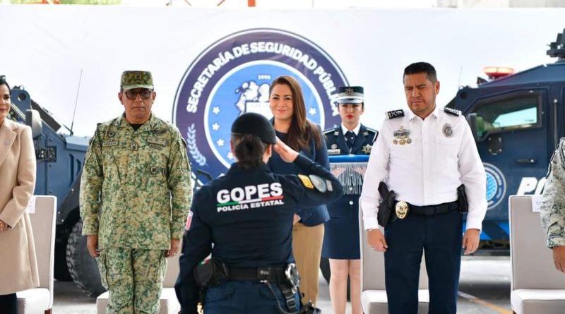 CON MÁS EQUIPAMIENTO Y NUEVAS TECNOLOGÍAS, TERE JIMÉNEZ FORTALECE EL BLINDAJE AGUASCALIENTES