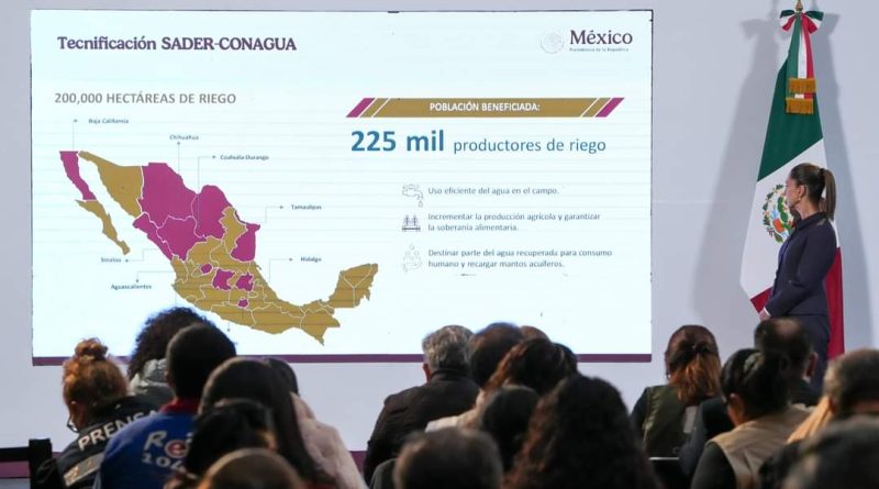 PRESIDENTA SHEINBAUM PRESENTA PLAN NACIONAL HÍDRICO 2024-2030